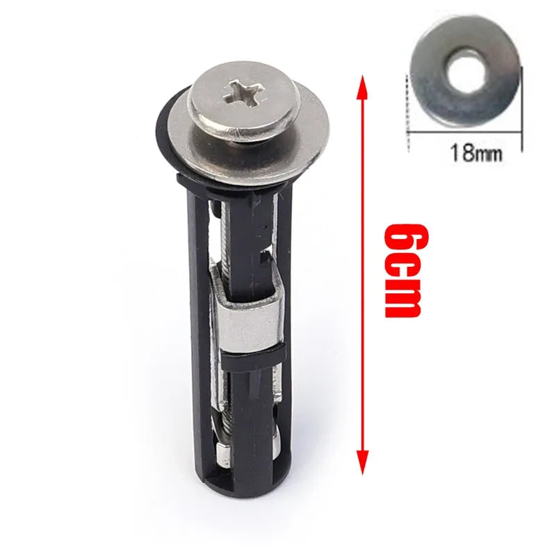 Stainless Steel Toilet Seat Bolt – Retractable Fixing Hardware for Toilet Lids