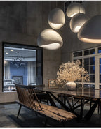 Wabi Sabi Pendant Light – Nordic Minimalist Chandelier for Dining Room Decor