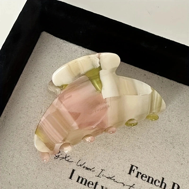 Medium Acetate Hair Claw – Elegant Shark Clip for Women Hair Styling