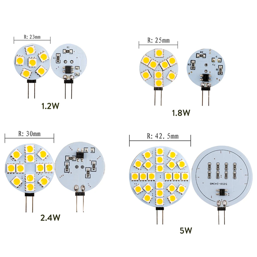 G4 LED Bi-Pin Bulbs – Energy Efficient Halogen Replacement for RV Lighting
