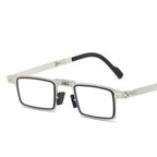 Folding Metal Reading Glasses – Anti-Blue Light Eyewear for Men and Women