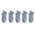 Embroidered Expression Ankle Socks – Kawaii Cotton Fashion for Casual Wear