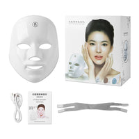 7-Color LED Photon Facial Mask – Skin Rejuvenation for Home Beauty Care