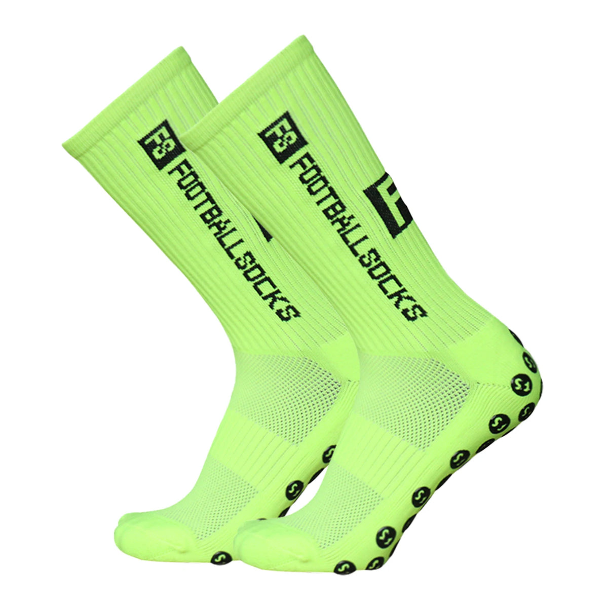 Anti-Slip Athletic Sports Socks – Stretchy Grip Crew for Football Soccer