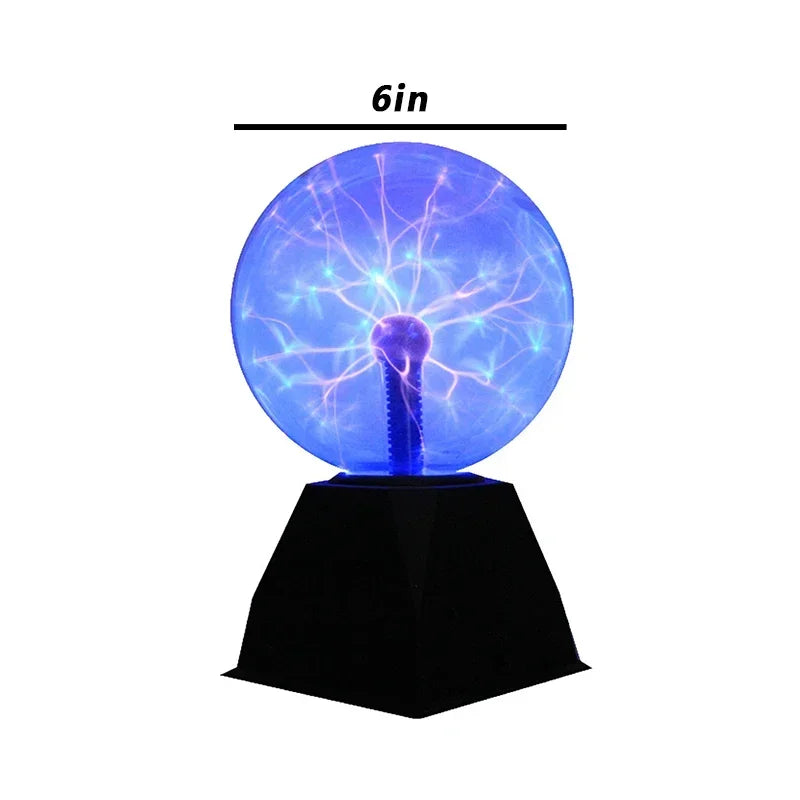 Magic Plasma Ball Lamp – Interactive Electrostatic Light for Kids Decor