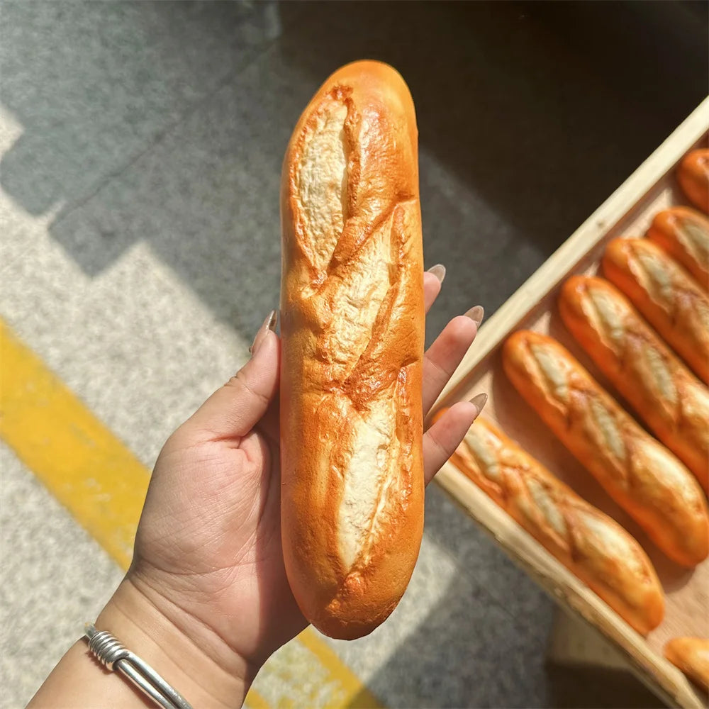 Artificial Bread Baguette – Realistic Food Prop for Bakery Shop Display
