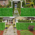Artificial Ivy Fence Screen – 50x300cm Faux Leaf Hedge for Garden Privacy