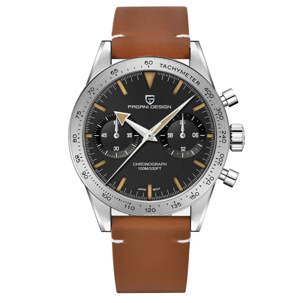 Pagani Design Moon Chronograph – Retro Sports Quartz Watch for Men