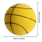 Silent Foam Basketball – Lightweight Elastic Sports Toy for Kids Indoor Play