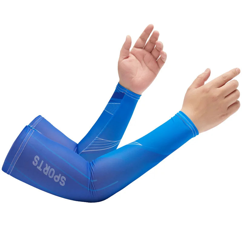UV Protection Arm Sleeves – Cooling Ice Fabric for Outdoor Sports