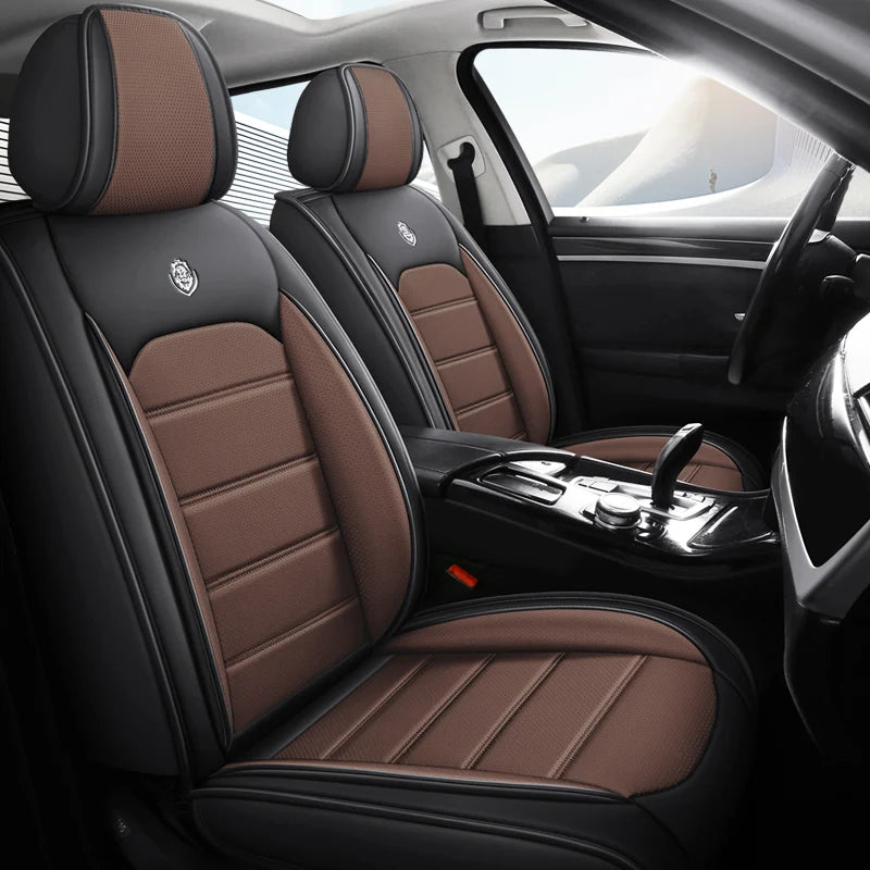 Universal Front Car Seat Covers – Durable Breathable Protector for SUVs Sedans