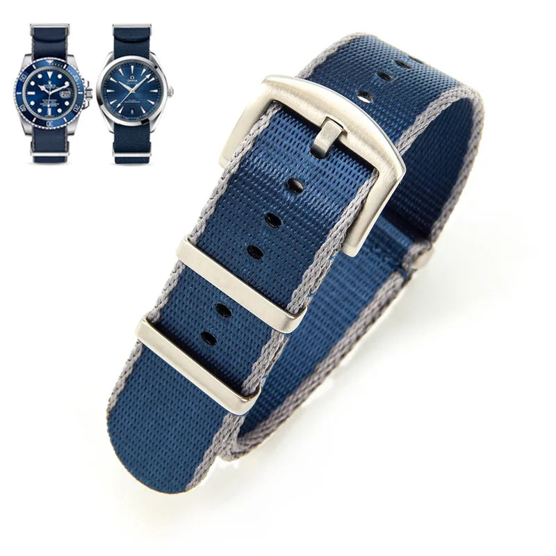 Nylon Watch Strap – 20mm 22mm Sport Band for Omega Seiko Rolex
