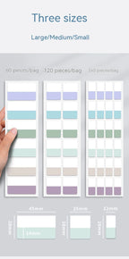 Transparent Sticky Note Index Tabs – Arrow Flags for Planner Page Markers
