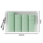 4-in-1 Travel Bottle Set – Leak Proof Refillable Containers for Toiletries