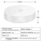 USB Rechargeable LED Motion Sensor Light – Wireless Under Cabinet Lamp