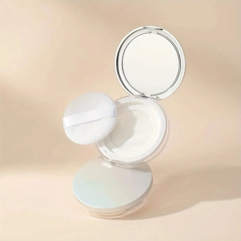 Leak Proof Loose Powder Case – Portable Travel Container for Makeup Touch Ups