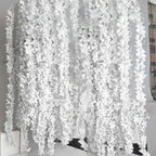 Artificial Wisteria Flower Garland – Hanging Vines for Wedding Party Decor
