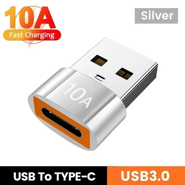 USB to USB-C Adapter – Fast Charging OTG Converter for Smartphones and Laptops