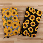 Floral Zipper Makeup Bag – Portable Travel Cosmetic Organizer for Women