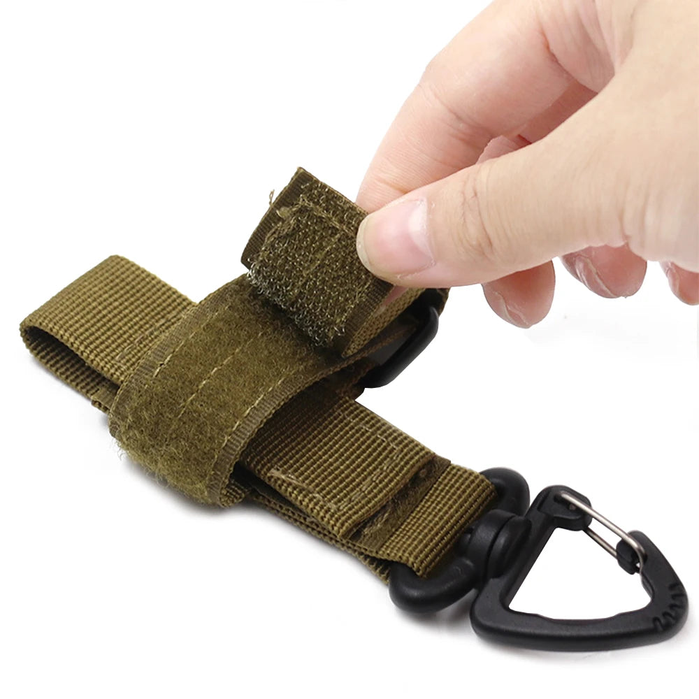 Molle Webbing Carabiner Clips – Gear Attachment for Outdoor Hiking Camping