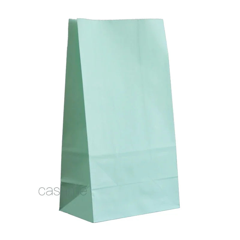 Paper Gift Bags – Small Colored Treat Sacks for Birthday Party Favors