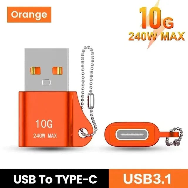 USB to USB-C Adapter – Fast Charging OTG Converter for Smartphones and Laptops
