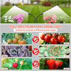 LED Clip Grow Light – Full Spectrum Lamp for Indoor Plant Seed Starting