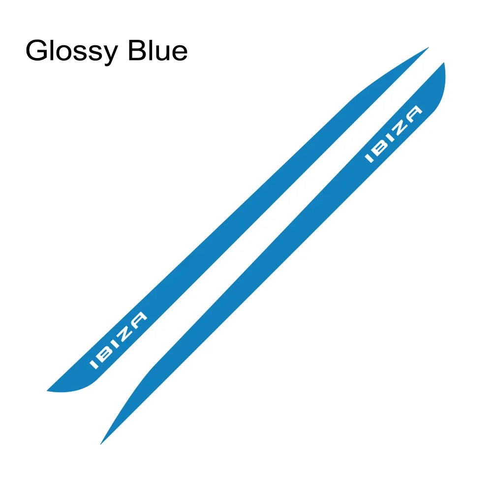 Vinyl Side Skirt Stripes – Car Body Decals for Seat Ibiza Tuning