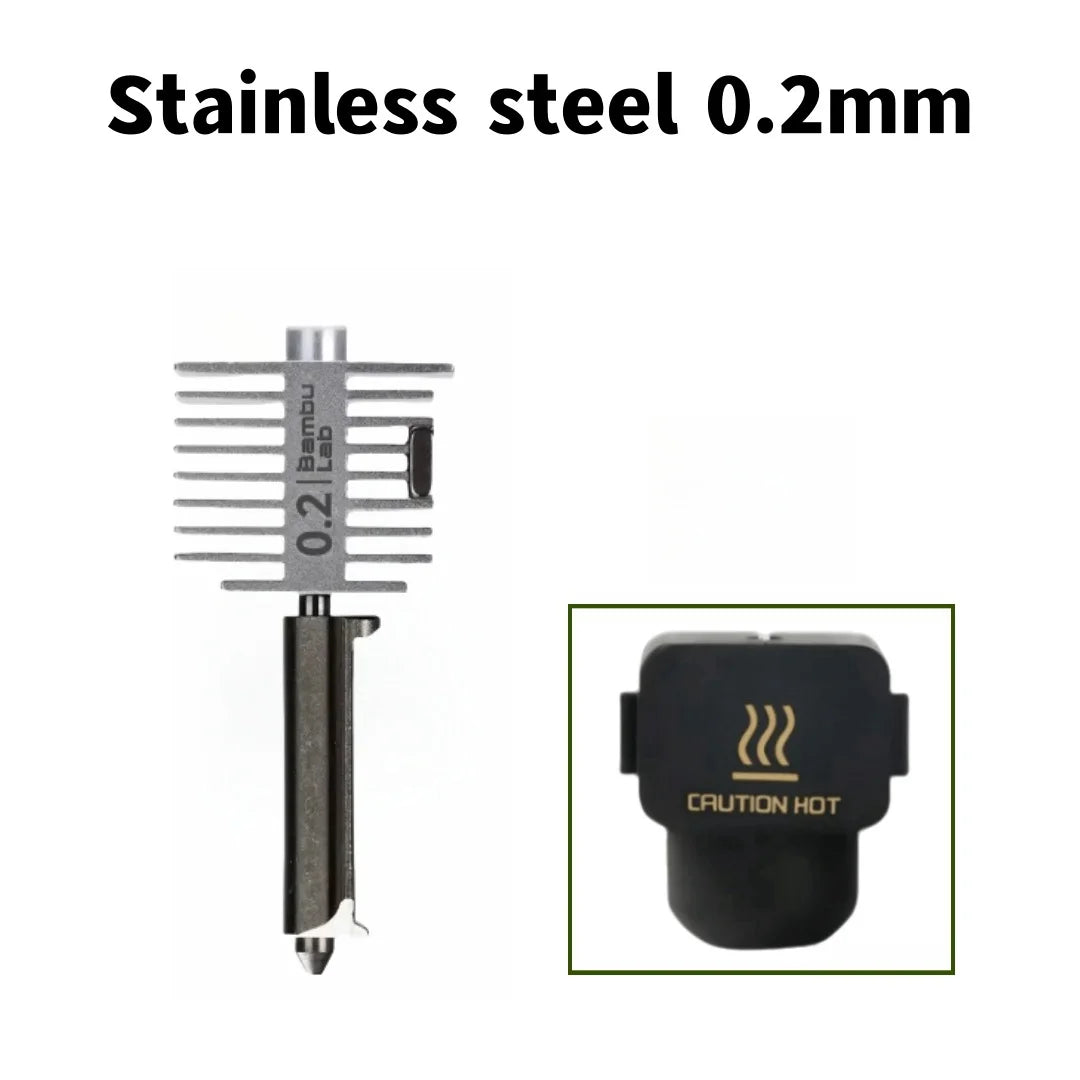 Hardened Steel Hotend Kit – High Speed 3D Printer Nozzle for Bambu Lab A1