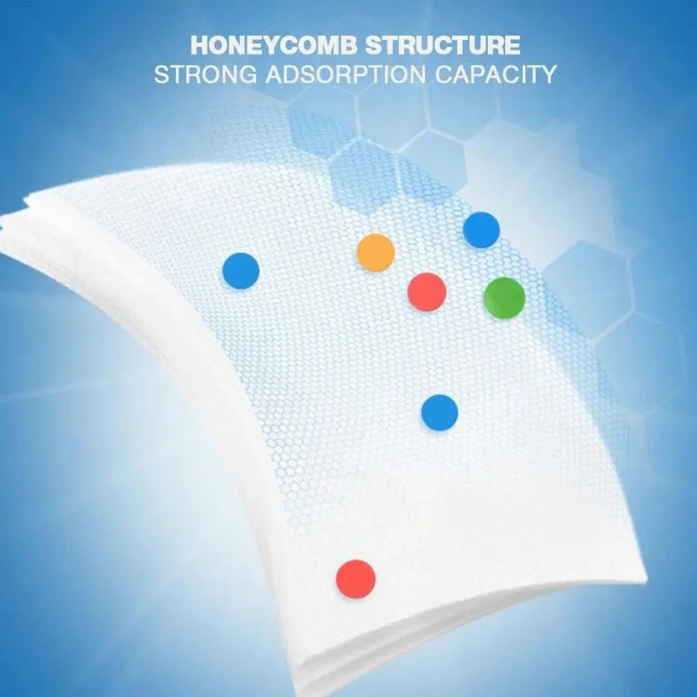 Color Catcher Laundry Sheets – Stain Absorbing Fabric for Mixed Washes