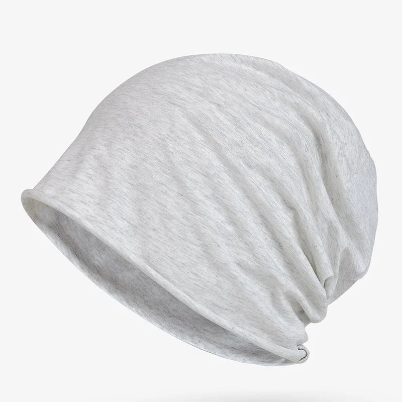 Cotton Sleep Cap – Breathable Unisex Headscarf for Nightwear and Hair Loss