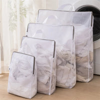 Mesh Zipped Laundry Bag – Anti-Deformation Polyester Net for Washing Machines