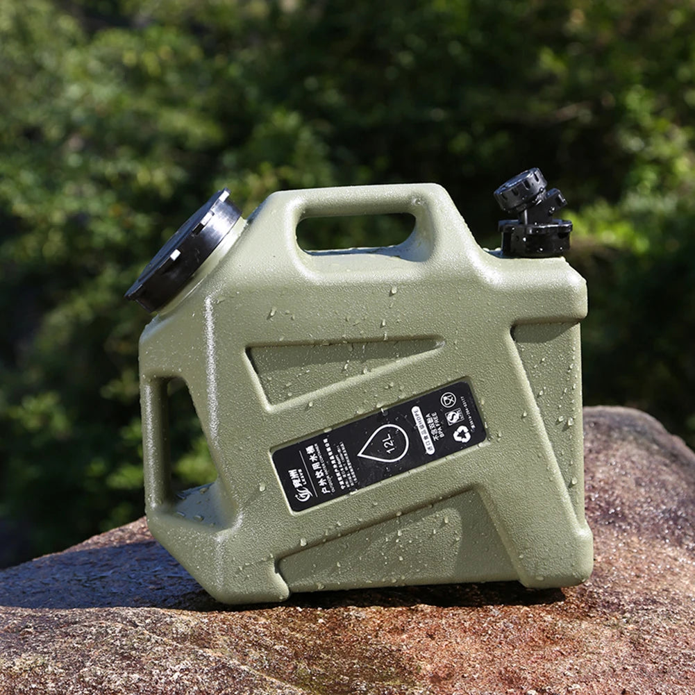 Portable Water Container with Faucet – Large Capacity for Camping and Hiking