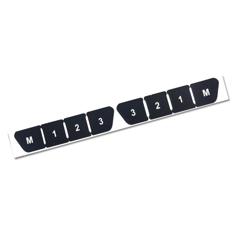 AC Switch Repair Decals – Interior Button Restoration for Mercedes-Benz