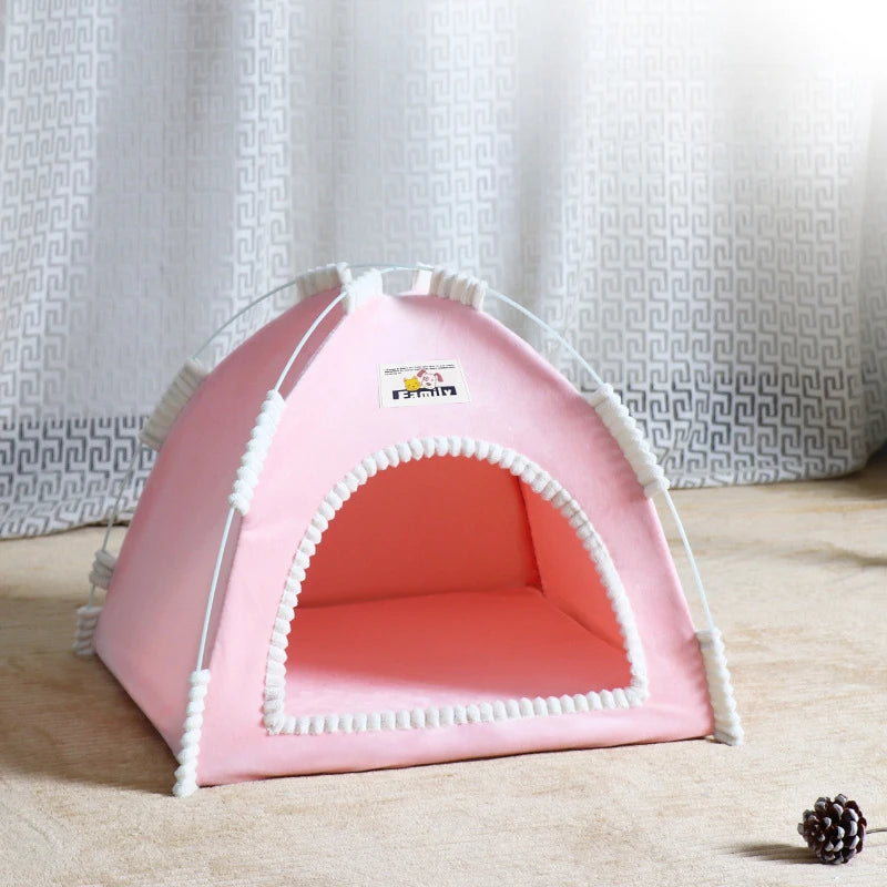 Foldable Pet Tent – Breathable Cooling House for Indoor and Outdoor Use