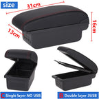 Center Console Armrest Box – Storage Organizer for Peugeot 208 2012-2018