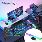 RGB LED Light Bar – Music Rhythm Sensing Desktop Lamp for Gaming Decor