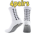 Non-Slip Grip Athletic Socks – Towel Bottom for Soccer Football and Running
