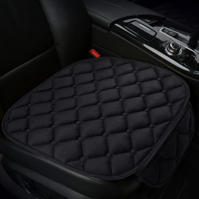 Universal Plush Car Seat Cushion – Winter Warmth for Automotive Interior