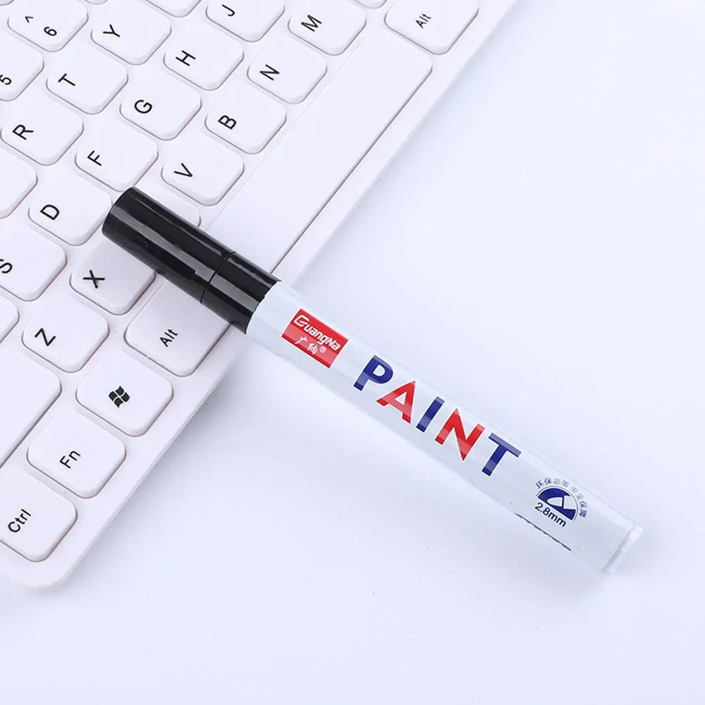 Permanent Paint Marker – Waterproof Oily Ink for Car Tires and Metal