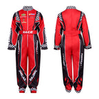 Red Racing Jumpsuit – Classic One-Piece Costume for Karting and Cosplay