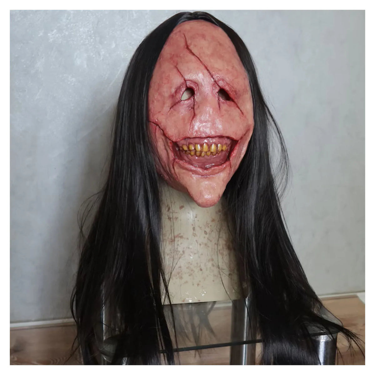 Creepy Demon Mask – Hairy Horror Prop for Halloween Cosplay Parties