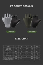 ROCKBROS Half Finger Cycling Gloves – Shock-Absorbing MTB Gear for Summer