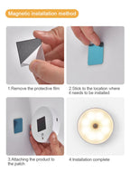 USB Rechargeable Motion Sensor Light – Magnetic Night Lamp for Home Bedroom
