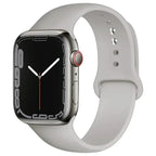 Silicone Apple Watch Sport Band – Adjustable Strap for Series 1-11 and Ultra