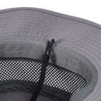 Wide Brim Cooling Sun Hat – Foldable Boonie Cap for Hiking Fishing Safari