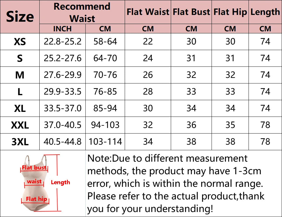 Full Body Shapewear Bodysuit – Tummy Control and Butt Lift for Women