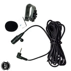 External Wired Microphone – 2.5mm/3.5mm Stereo Plug for Car Radio Hands-Free