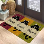 Cat Pattern Area Rug – Non-slip Washable Carpet for Home Living Room Decor