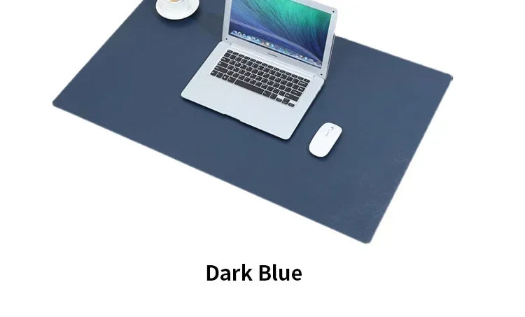 PU Leather Desk Mat – 70x35cm Waterproof Pad for Office and Gaming